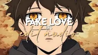 edit audio - fake love (bts)