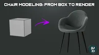 Step-by-Step Process: Modeling a Realistic 3D Chair 