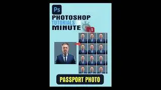 Create Passport size photo a minute in photoshop 