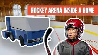 CHECK OUT THIS HOME HOCKEY ARENA!