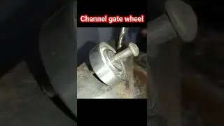 Channel gate wheel making 