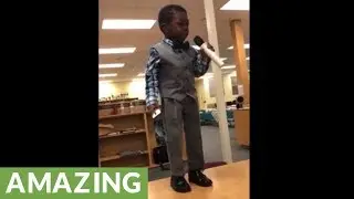 4-year-old gives motivational speech about importance of reading