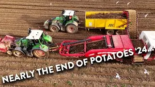 4Kᵁᴴᴰ Oct 2024: Westrope Farms Ltd harvesting potatoes near Kirton recently