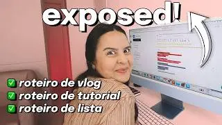 *Exemplos Reais* De Roteiros De Vídeo Que Dão Views | Como Faço Meus Roteiros De Vídeo Pro YouTube