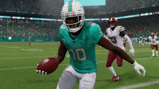 Miami Dolphins vs Washington Commanders - NFL Preseason 8/17 Full Game Highlights - Madden 25 Sim