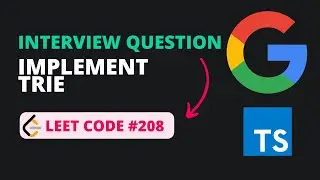 Implement Trie - Leet Code 208 - TypeScript