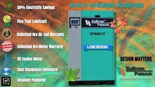 SPMQ SERIES PM VSD Industrial Air Compressors from Sullivan Palatek