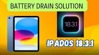 Ipad Battery drainage After Update and solutions | Ipados 18.3.1