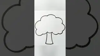 The Easiest #treedrawing #shorts | How to #draw a #tree #shortvideo | Draw Smart