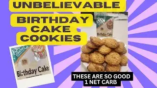 Total Awesome Birthday Cake Keto Chow Cookies