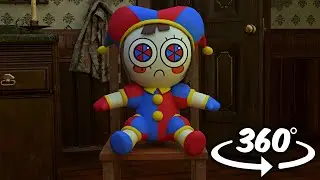 Pomni Plush Doll is ALIVE😱 - 360º/VR (The Amazing Digital Circus)