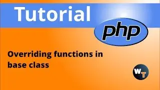 php Classes: Overriding functions in base class