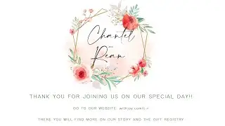Chantel & Rean - Huweliksfees/Wedding 🌸