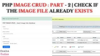 PHP Image CRUD-2: How to check if the File already exists with the same Name in PHP