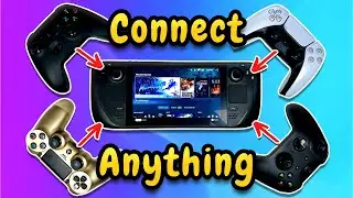 Connect Any Controller To A Steam Deck ( PlayStation to Xbox )