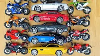 Die cast Metal Scale Model Cars and Motorcycles