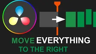 How To Move All Video Clips To The Right In DaVinci Resolve 18 (Quick Tutorial)