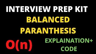 Balanced Brackets Hackerrank Solution // Paranthesis Balancing