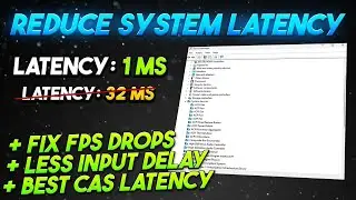 How To LOWER SYSTEM LATENCY For Gaming (Less Input Delay) | 2024