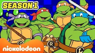 TMNT: Las Tortugas Ninja | La TEMPORADA 1 Completa de TMNT (1987) 🐢 | 5 EPISODIOS COMPLETOS