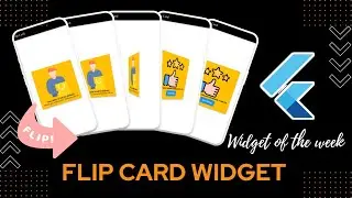 Flutter Widget Of The Week, Flip Card Widget.