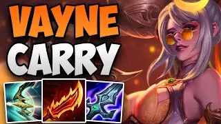 INSANE VAYNE SOLO CARRY IN CHALLENGER! | CHALLENGER VAYNE ADC GAMEPLAY | S14