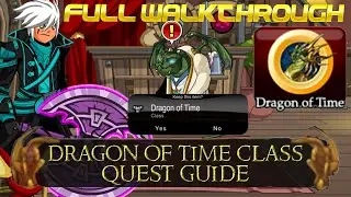 AQW How To Get Dragon of Time Class Full Walkthrough | Kronar Quests /join yulgar