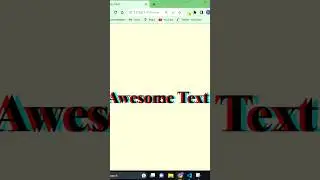 Text Glitch Effect, text hover effect #shorts #html #css #webdevelopment #short