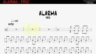 ALARMA - Frío [DRUM SCORE]