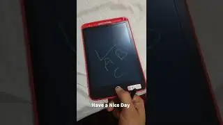 LCD Writing Tablet Review | Lock Unlock Writing  | Erase