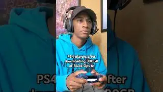 PS4 Players After Downloading 300GB of Black Ops 6...