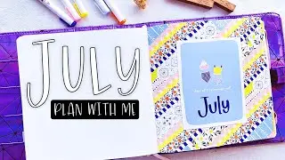 Plan With Me: July 2022 Bullet Journal Setup