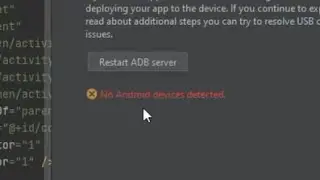 No Android devices detected Unable to locate ADB