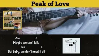 Tutorial Guitar ( Peak of Love  - Aldi Haqq ) Easy for beginners