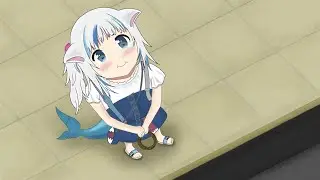 Gura uses her cuteness to kidnap you【Hololive Animated Clip】