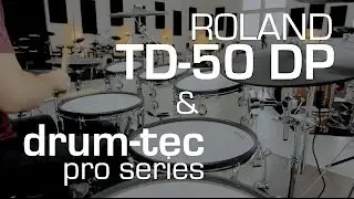 Roland TD-50 DP digital upgrade package & drum-tec pro series electronic drums