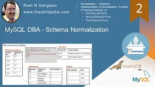 #MySQL DBA Tutorial | Schema Normalization