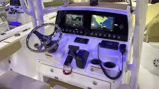 Walkaround on the 2023 Sportsman Open 233 Center Console Sport Fishing Boat FULLY LOADED