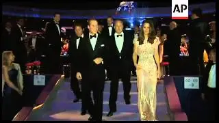 William and Kate at gala dinner for childrens charity