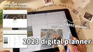 2023 Digital Planner Tour Etsy shop + FREE Planner / 𝘢𝘦𝘴𝘵𝘩𝘦𝘵𝘪𝘤 / iPad Goodnotes Journal ✏️