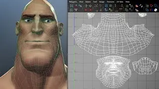 Intro: Easy UV Unwrap (Maya ZBrush UVs 1/8)