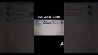 iSCSI Jumbo Packets https://www.youtube.com/@ITFYG #virtualization #iscsi #vm #failovercluster