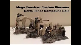 Custom Mega Construx Call of Duty Delta Force Raid Display