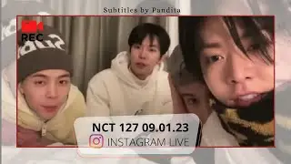 [SUB ESP| ENG| INDO] NCT 127 Mark Yuta Johnny Doyoung Instagram Live  09.01.23