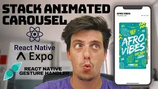 Advanced React Native FlatList stack carousel animations at 60fps