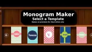 Monogram Maker App Monogram It iPhone App Review
