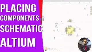 Placing Components in Schematic View Altium [ Arduino PCB Design Course ]