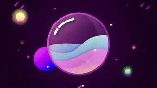 Glass Planet (Illustrator + After Effects)