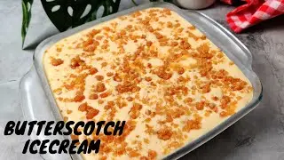 Perfect Butterscotch Icecream At Home | How to make butter scotch ice cream at home