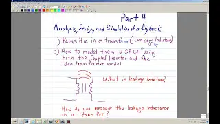 Analysis and Design of a Flyback; Part 4, How to Model the Transformer and Simulate it